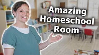 How To Create YOUR Ideal Homeschool Room ✏️ [upl. by Enneiviv]