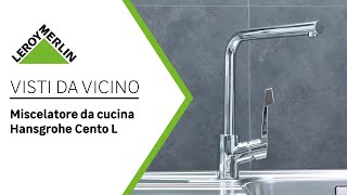 Visti da vicino miscelatore da cucina Cento L cromato HANSGROHE  Leroy Merlin [upl. by Einotna]