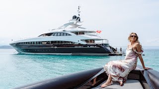 All This For €185 000 Per Week Full Crew Tour  Superyacht Bliss [upl. by Evanne]