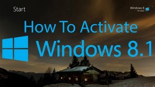 How To Activate Windows 81 Pro Build 9600 [upl. by Nilram]