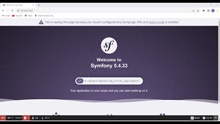 Install Symfony CLI amp Create new application [upl. by Dranyar911]