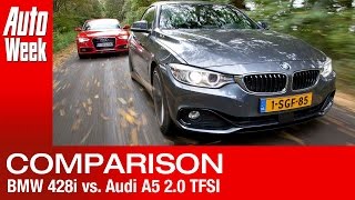 BMW 428i vs Audi A5 20 TFSI English subtitles [upl. by Yltneb]