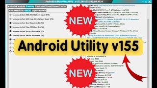 Android utility tool v 155 latest update download  best Samsung FRP bypass tool 2024 [upl. by Alak]