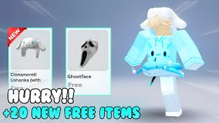 Hurry 20 free roblox items super easy to get 2024 ✅😆 [upl. by Dar565]