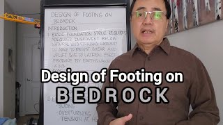 Design of Footing on BEDROCK [upl. by Elsa]