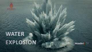 TRAILER Water Explosion in Houdini [upl. by Hamaso]