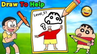 Draw To Help People 😱  Funny Game 🤣 [upl. by Nelaf108]