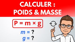 Calculer  POIDS et MASSE  Formules et unités  PhysiqueChimie collège lycée [upl. by Regnij499]