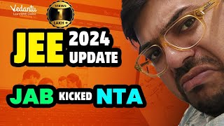 🤯JEE 2024 Update 😱JAB Kicked NTA 😱 [upl. by Vita]