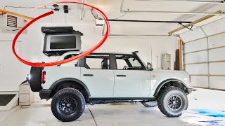 EASILY Remove Your NEW 2022 Ford Bronco Hard Top By Yourself [upl. by Pearman]