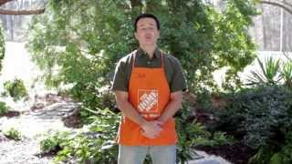 Home Depot How To Build a Paver Path [upl. by Aihseym]