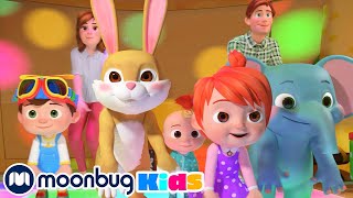 Looby Loo  Sing Along  CoComelon  Moonbug Literacy [upl. by Elleiram]