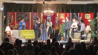 Chesterton Academy of St John Paul II sophomore play  “Bad Manners at the Manor” Act II [upl. by Nairadal104]