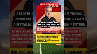 Ivankovic laga melawan squad garuda adalah laga yg sangat pentingtimnasindonesia beritabola [upl. by Casey]