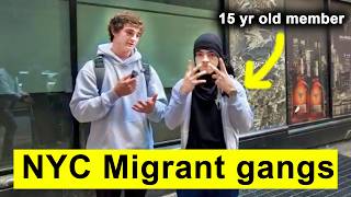 I Confronted Dangerous Migrant Gangs in NYC [upl. by Leinto]