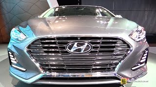 2018 Hyundai Sonata Limited  Exterior and Interior Walkaround  Debut at 2017 New York Auto Show [upl. by Annawyt]