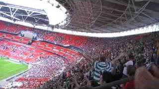 celtic fans singing at wembley cup [upl. by Ugo163]