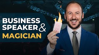 Business Motivational Speaker amp Magician  Kostya Kimlat [upl. by Mckeon652]