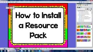 How to Install a Resource Pack in Promethean ActivInspire Software [upl. by Ennaihs]