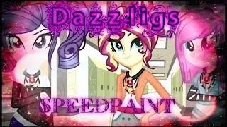 MLP Speedpaint New DazzlingsMANE 3 [upl. by Divine]