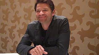 Misha Collins  Supernatural ComicCon Press Room 2018 [upl. by Otcefrep]