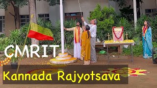 kannada Rajyotsava 2024 in CMRIT  2024 CMRIT Pavan U [upl. by Trebliw]