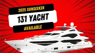 2025 Sunseeker 131 Yacht Available [upl. by Aivart817]