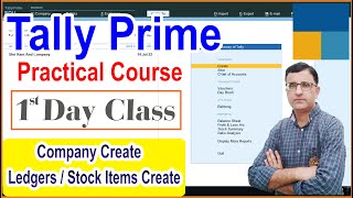 Tally Prime Complete Course  Tally Prime For Beginners  How New company Create in Tally Prime [upl. by Nnaaras]