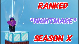 getting nightmare in bedwars ranked [upl. by Zebedee]