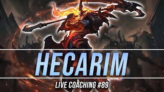 SEASON 14 HECARIM LIVE COACHING HOW NOT TO USE E [upl. by Sanderson]