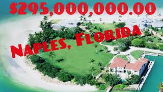 Most Expensive House Ever Sold in USA Naples Florida 295000000 [upl. by Nahtanha]