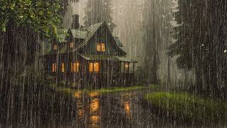 HEAVY RAIN at Night to Sleep Instantly  Study Relax Reduce Stress with Rain Sounds [upl. by Taggart]