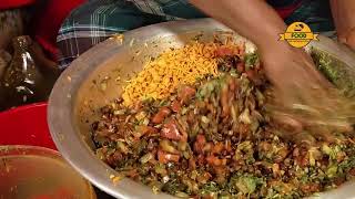 Bangladeshs famous tasty Chanachur Makha in village fair  Food On The Way [upl. by Callahan]