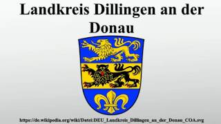 Landkreis Dillingen an der Donau [upl. by Augy]