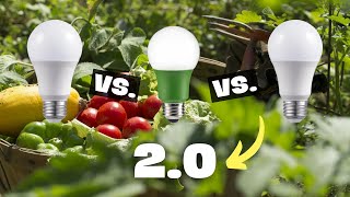 Full Spectrum vs 3000k vs 5000k LED Bulbs  A look at the best options for your seedlings amp wallet [upl. by Yevi]