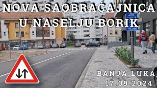 Nova saobraćajnica u naselju Borik 17092024 [upl. by Mieka794]