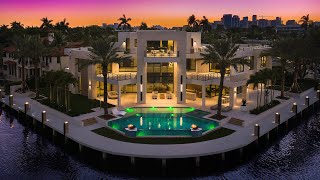 20 million dollar mansion  200 Fiesta Way Fort Lauderdale Florida [upl. by Chemarin]