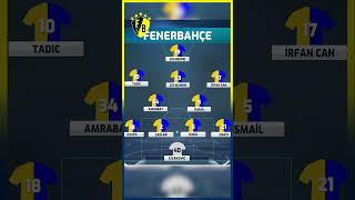 İşte Fenerbahçenin Bodrumspor Karşısındaki Muhtemel İlk 11i [upl. by Hedley]