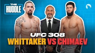 UFC 308 Fight Preview Robert Whittaker vs Khamzat Chimaev with Jon Anik [upl. by Aihseyk]