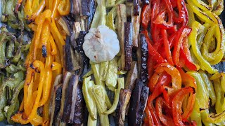 Légumes grillés marinés à lhuile d’olive  si simple si bon [upl. by Hardigg479]