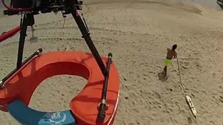 Raw Drones to Help Beach Lifeguards in Chile [upl. by Enillebyam]