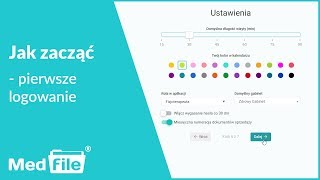 Jak zacząć pierwsze logowanie  program do gabinetu medfilepl [upl. by Aicert671]