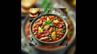 Chicken Soup with ChorizoPotatoes and Peas Recipe by Mangia [upl. by Leis]