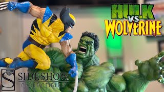 Sideshow Collectibles HULK VS WOLVERINE Maquette Statue Review and Size Comparison [upl. by Leagiba974]