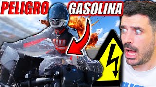 SE SALE TODA la GASOLINA y casi EXPLOTA la MOTO💥 MUY PELIGROSO 😳 [upl. by Wadlinger]