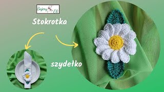 szydełkowaniebajeryeli Stokrotka Na Szydełku Ozdoba [upl. by Llorrad]