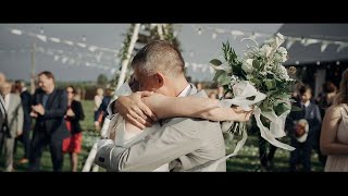 Ola  Łukasz  wzruszający film ślubny  slow barn wedding  Folwark Ruchenka [upl. by Ardnoet]