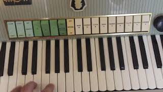 Farfisa Transichord accordion run through [upl. by Aihtnamas]