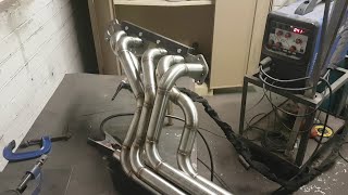 Miata V12 Building the headers Pt1 [upl. by Annohsal]