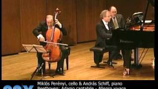 Miklós Perényi cello amp András Schiff piano perform Beethoven [upl. by Charters]